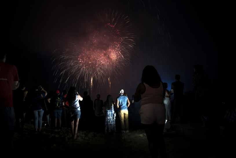 Pokaz fajerwerków z okazji Dnia Niepodległości w USA /BRENDAN SMIALOWSKI / AFP /AFP