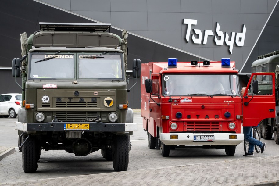 Pokaz zabytkowych pojazdów ciężarowych Star /Tytus Żmijewski /PAP