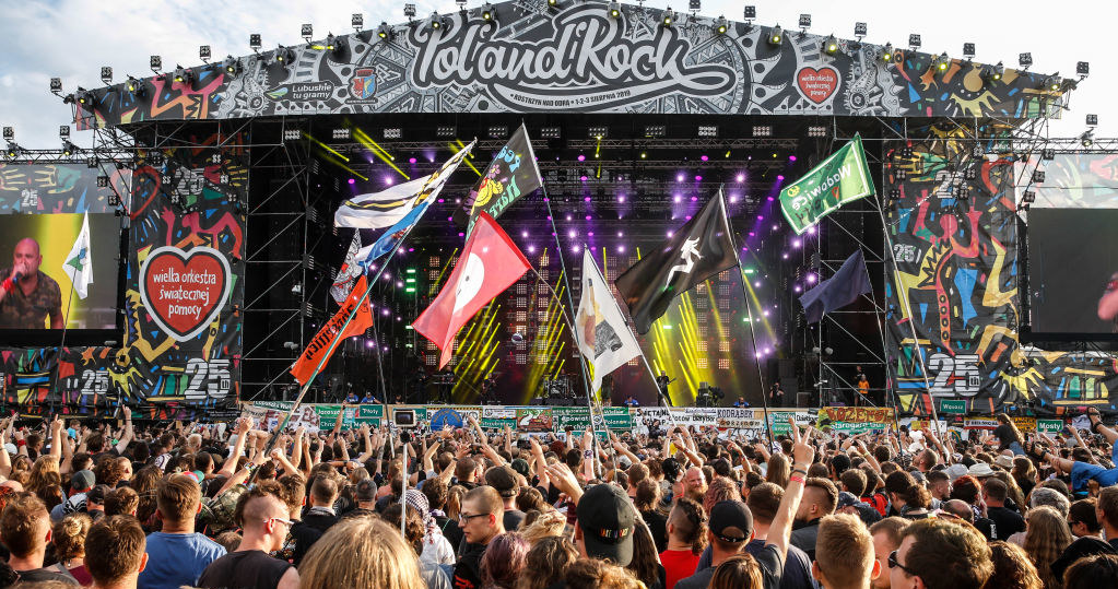 Pol'and'Rock Festival na lotnisku Czaplinek-Broczyno potrwa od 3 do 5 sierpnia. Prognozy pogody na czas festiwalu nie są optymistyczne /Dominika Zarzycka/NurPhoto via Getty Images /Getty Images