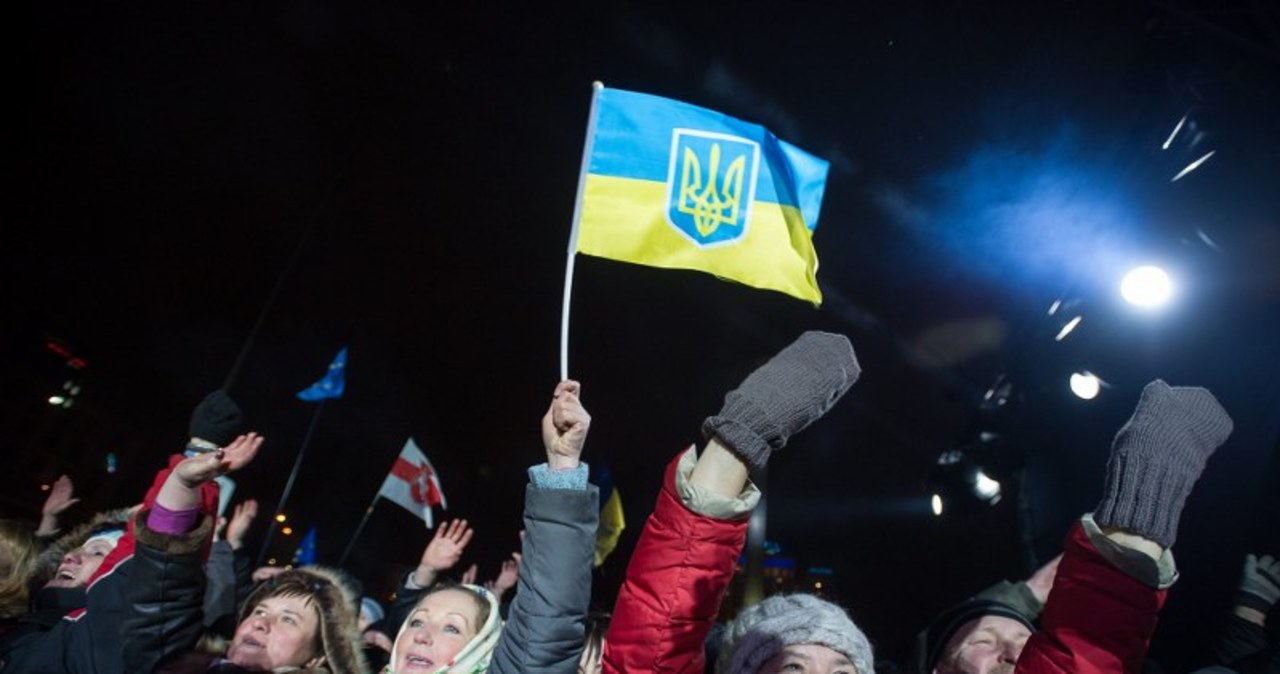 Pół miliona Ukraińców odśpiewało hymn na Majdanie   