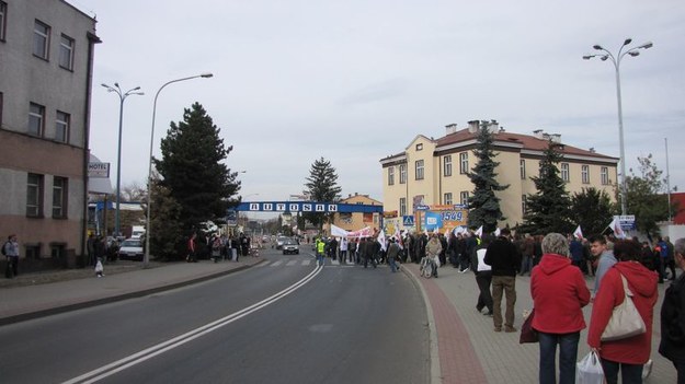 Pół tysiąca osób wyszło na ulice Sanoka /Józef Polewka /RMF FM