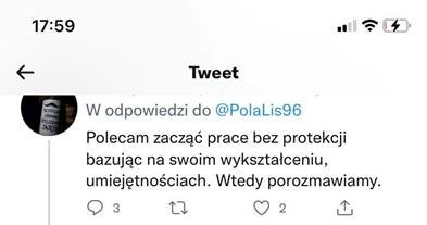 Pola Lis dyskutuje na Twitterze /Twitter