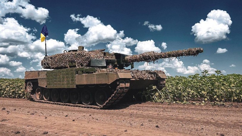 Pola minowe znacząco ograniczają możliwości czołgów przekazanych Ukrainie jak Leopard 2 /@rshereme /Twitter