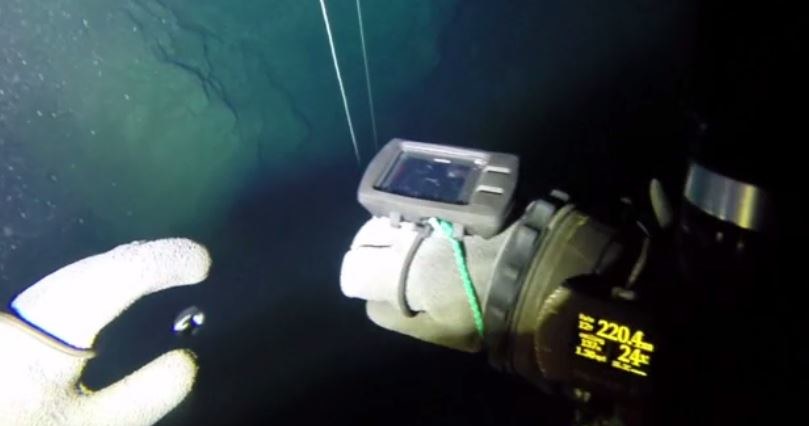 Polacy odkryli najgłębszą zatopioną jaskinię na świecie. Zrzut ekranu z materiału wideo udostępnionego przez Krzysztofa Starnawskiego na profilu w serwisie Vimeo /materiały prasowe