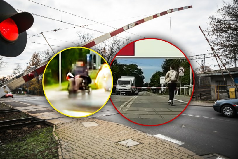 Polacy ryzykują życiem na przejazdach kolejowych. Nikt nie wie, dlaczego/East News/YouTube StopCham /