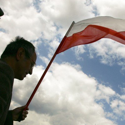 Polacy świętowali, gospodarka traciła /AFP