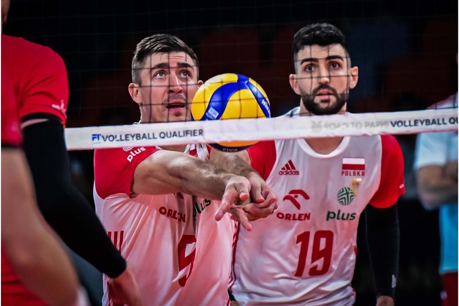 Polacy w meczu z Belgią /FIVB.com /