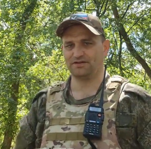 "Polak na Donbasie" - screen z jednego z nagrań opublikowanych na TikToku