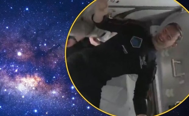 ​Polak na pokładzie stacji kosmicznej. Tak wyglądało powitanie