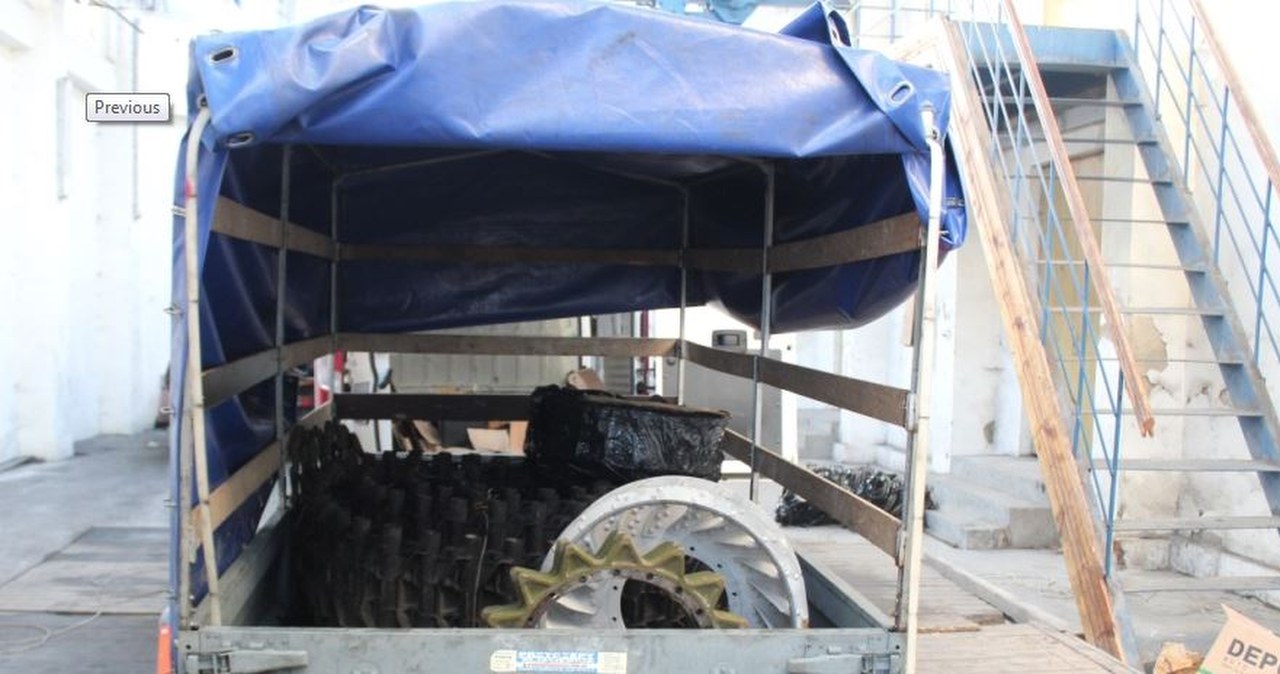 Polak próbował wywieźć z Ukrainy części do pojazdów opancerzonych