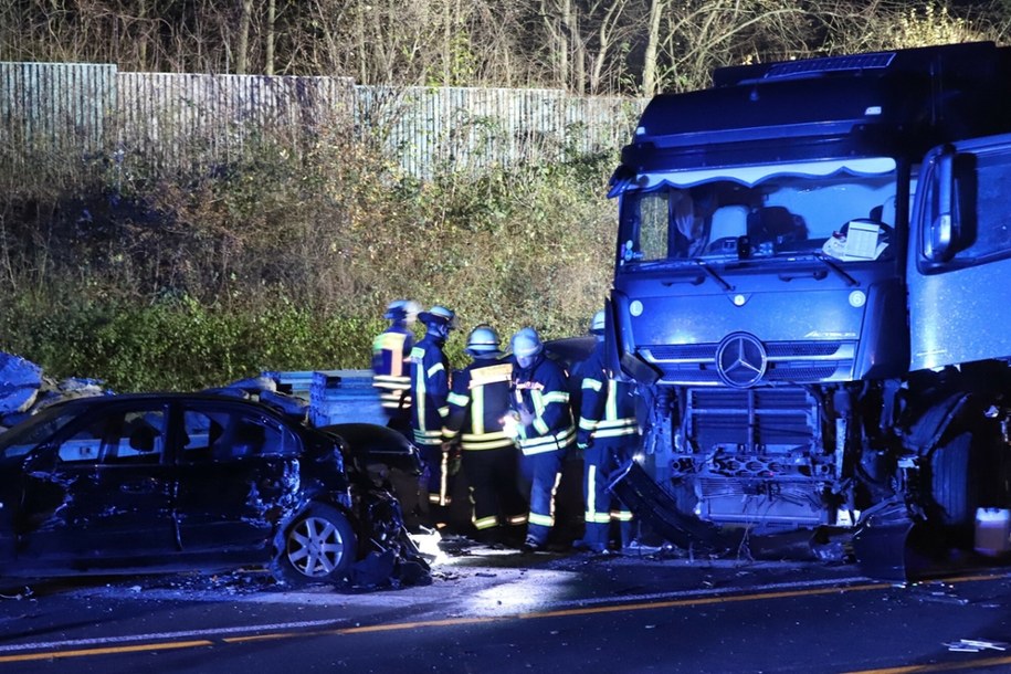 Polak spowodował serię wypadków w Niemczech /SASCHA THELEN/AFP/East News /East News