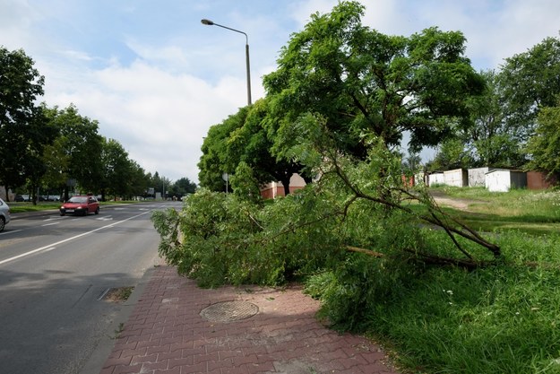 W wichurach i nawałnicach ucierpiało 9 osób, wśród nich strażak