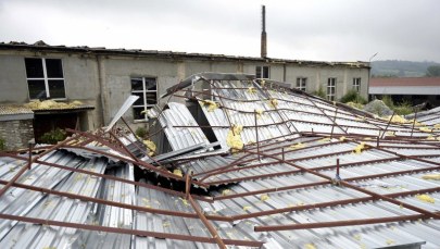 Połamane drzewa, uszkodzone dachy po burzach na Podkarpaciu