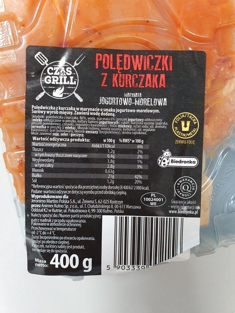 Polędwiczki z kurczaka wycofane ze sprzedaży /Główny Inspektorat Sanitarny
