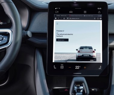 Polestar 2 z nową... przeglądarką internetową