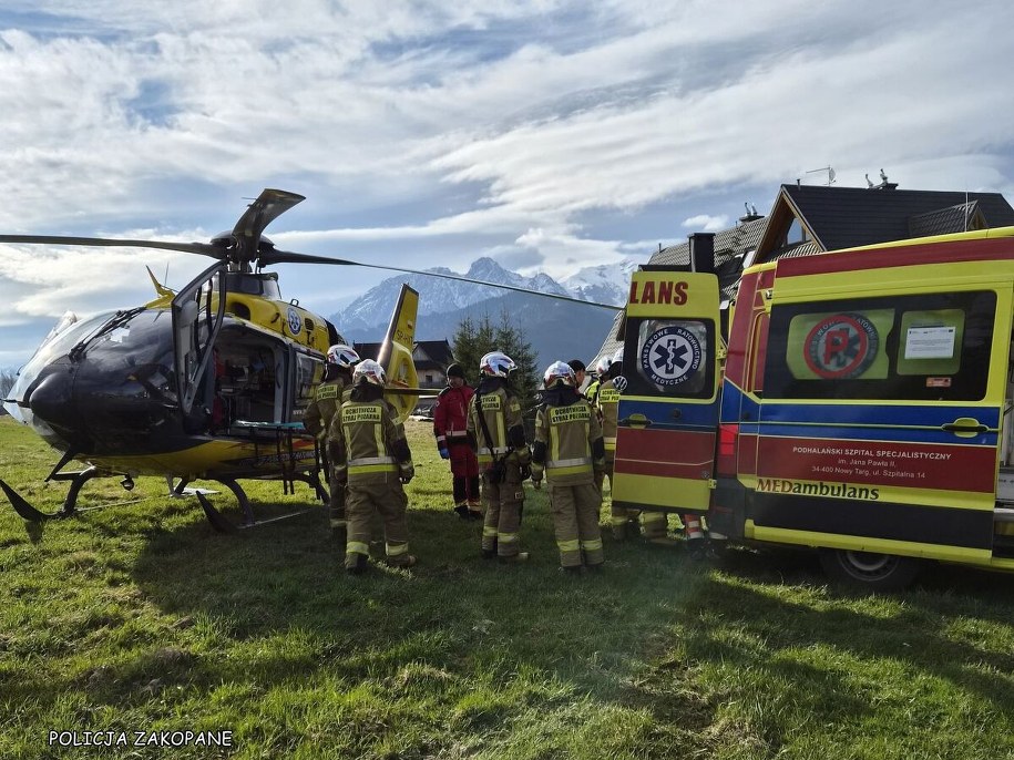 Policja bada okoliczności wypadku /KPP Zakopane /Policja