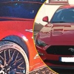interwencja Policja dostała czerwonego mustanga. Okoliczności zaskakują