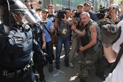 Policja interweniuje podczas protestów przeciw G20 