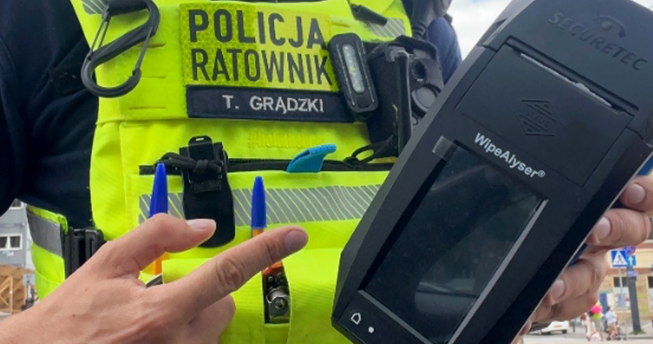 Policja ma nowe przenośne narkotesty. Działają szybko i skutecznie / Fot. strazak_w_policji @instagram /