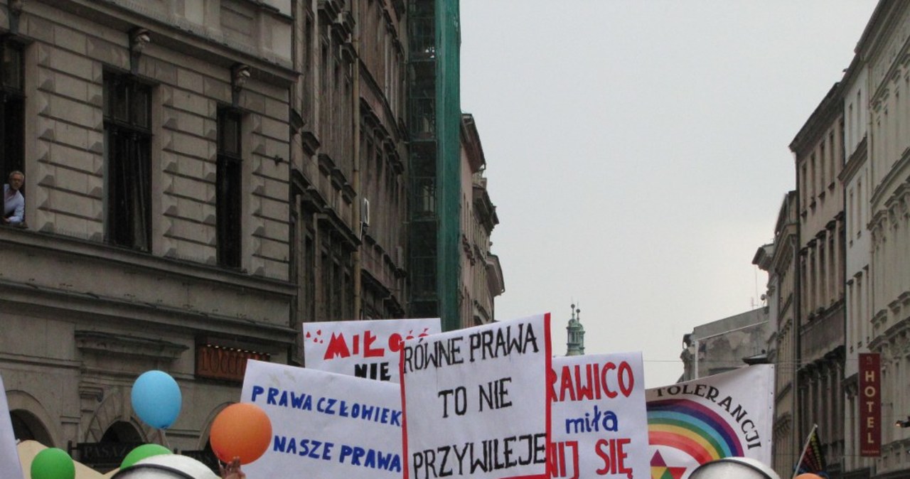 Policja musiała interweniować na marszu tolerancji w Krakowie