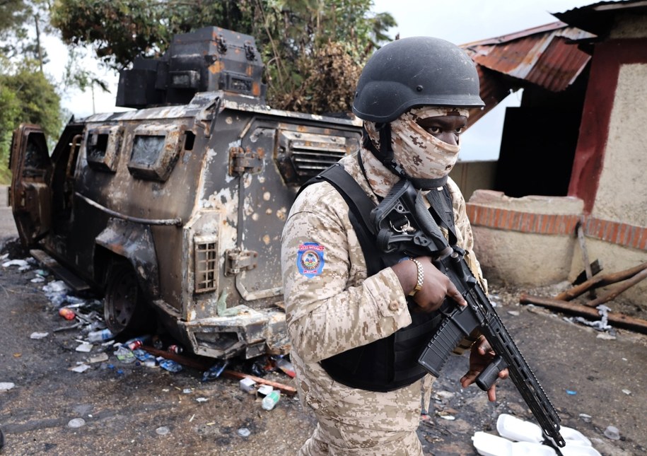 Policja na Haiti (zdjęcie poglądowe) /	PATRICE NOEL /PAP/EPA