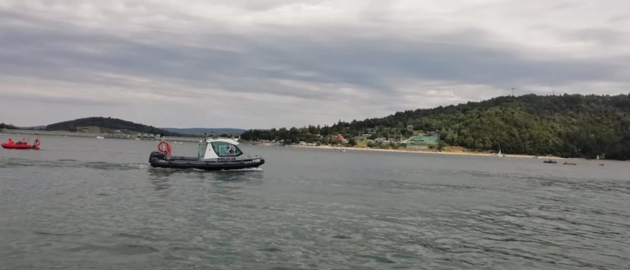 Policja na Jeziorze Solińskim /Policja Podkarpacka /Policja