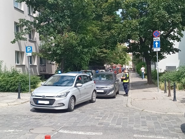Policja na miejscu ataku we Wrocławiu /Gorąca Linia RMF FM