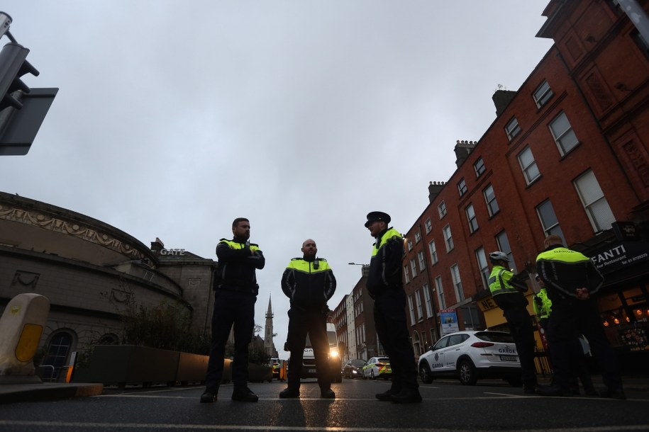 Policja na miejscu ataku /MOSTAFA DARWISH /PAP/EPA