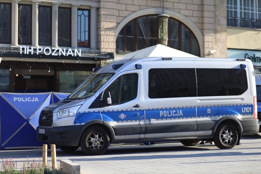 Policja na miejscu strzelaniny /Wielkopolska policja /