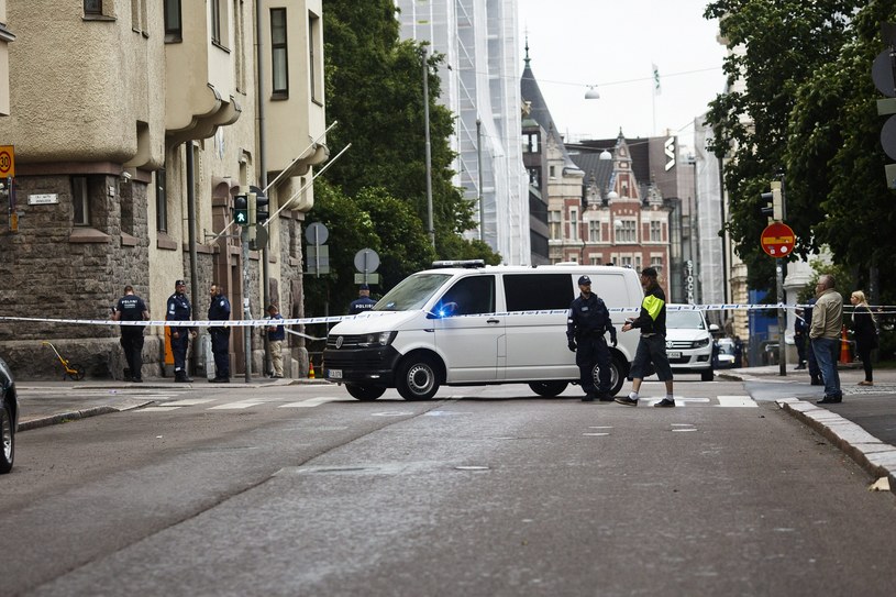 Policja na miejscu zdarzenia /AFP