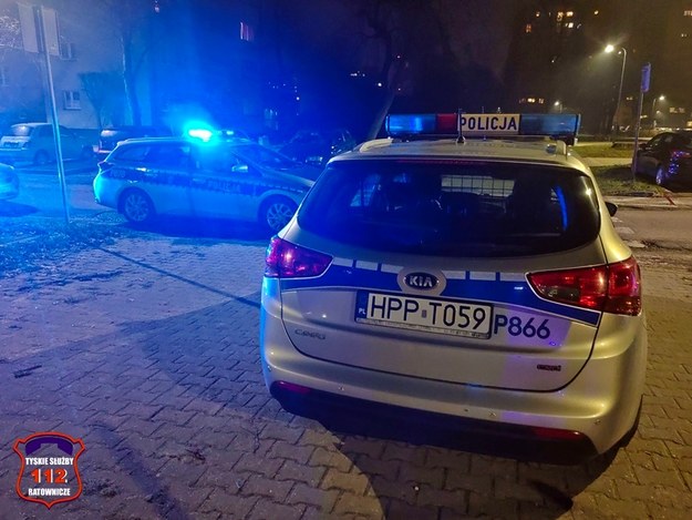 Policja na miejscu zdarzenia /112Tychy.pl /Gorąca Linia RMF FM