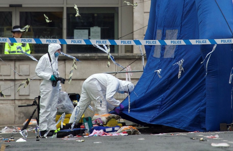 Policja na miejscu zdarzenia /PAUL ELLIS/AFP /East News