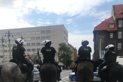 Policja ochrania Marsz Równości w Katowicach