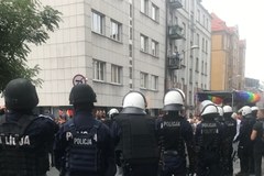 Policja ochrania Marsz Równości w Katowicach