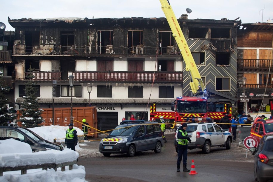 Policja podejrzewa, że ogień został celowo podłożony /Freindorf Ania/ABACA /PAP/Abaca