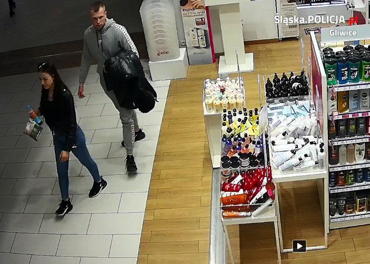 Policja poszukuje pary ze zdjęcia /KMP Gliwice /Policja
