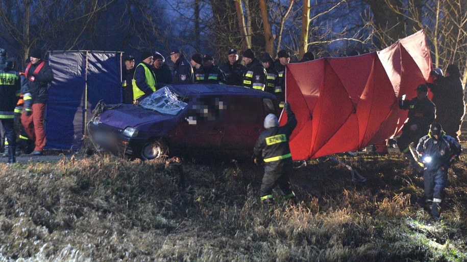 Policja potwierdza: w samochodzie wyłowionym z Wisłoka w Tryńczy na Podkarpaciu były ciała trzech zaginionych w czasie świąt nastolatek i dwóch młodych mężczyzn. /Darek Delmanowicz /PAP