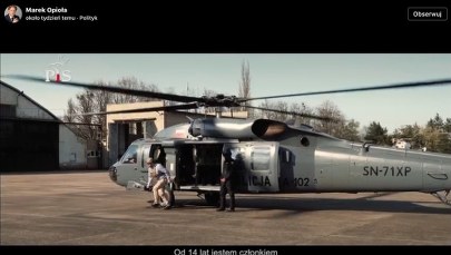 Policja pożyczyła śmigłowiec do spotu Opioły. Konsekwencji nie będzie 