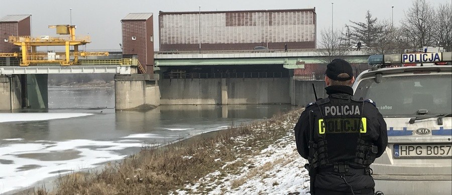 Policja przy stopniu Dąbie w Krakowie /RMF FM