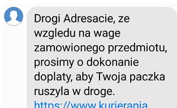 Policja: SMS-y o dopłacie do przesyłki to oszustwo
