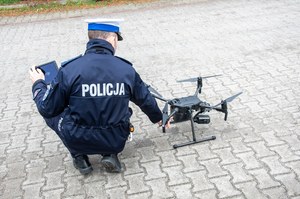 Policja straciła drona za 200 tysięcy zł. Nie złapie już żadnego kierowcy