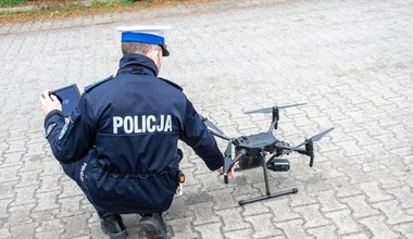 Policja straciła drona za 200 tysięcy zł. Nie złapie już żadnego kierowcy