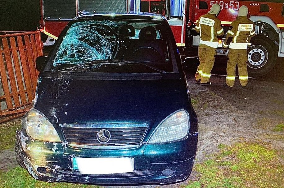 Policja ustala okoliczności śmiertelnego wypadku z udziałem pieszego /Podkarpacka Policja /Policja