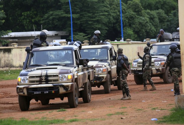 Policja w Mali /LEGNAN KOULA /PAP/EPA