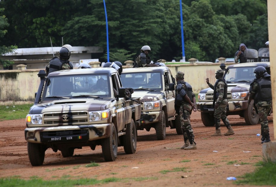 Policja w Mali /LEGNAN KOULA /PAP/EPA