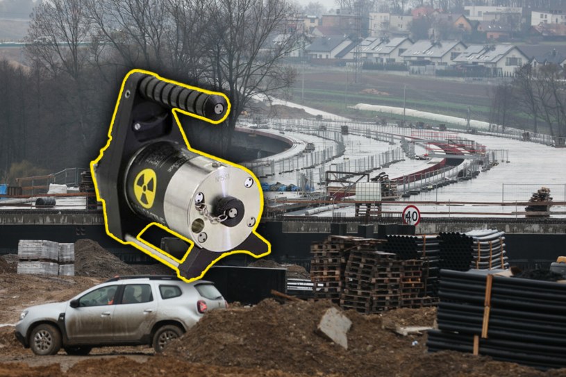 Policja wciąż szuka defektoskopu, który w nocy z 21 na 22 marca ”zniknął” z placu budowy drogi ekspresowej S7 na krakowskiej Nowej Hucie /ANDRZEJ BANAS / POLSKA PRESS /Agencja SE/East News