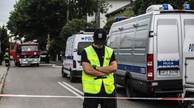 Policja wczoraj przeszukała dom w warszawskich Włochach /Jakub Kamińskipolicja /PAP