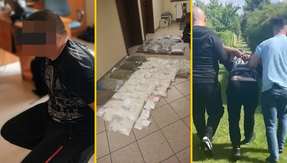 Policja zabezpieczyła 53 kg narkotyków o wartości ponad 3 mln zł; zatrzymano pięć osób /Łódzka policja /Policja
