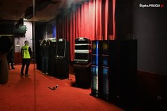 Policja zabezpieczyła 55 nielegalnych automatów do gier