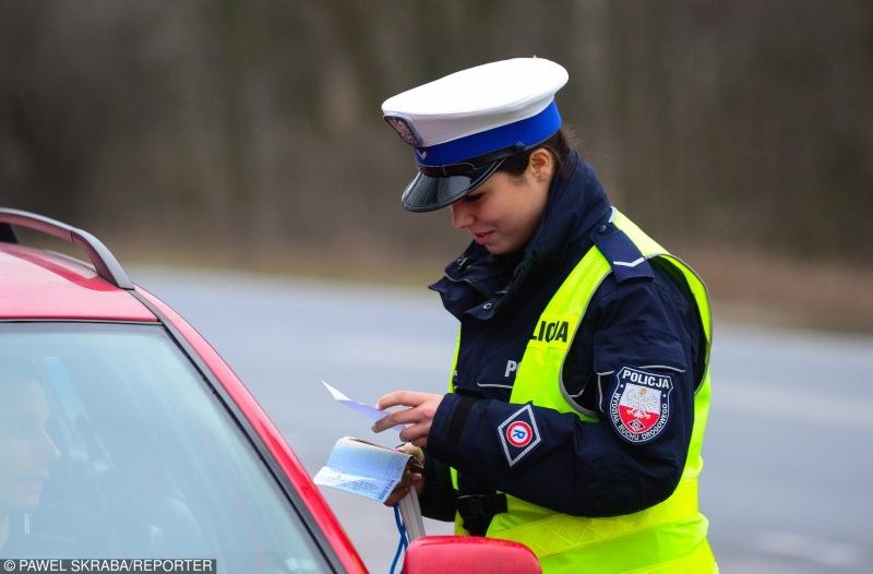Policja zatrzymała 23 tys. praw jazdy. Na podstawie przepisów, które zapewne nie są zgodne z konstytucją /Paweł Skraba /Reporter
